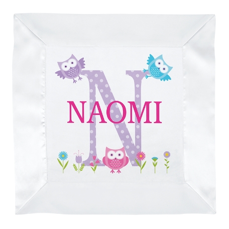 My Own Name Security Blanket-Owl