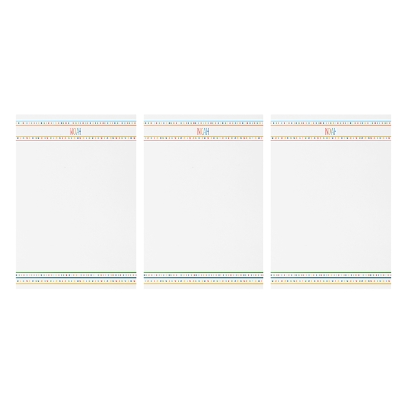 Name In Stripes Post-It Notes - Primary - 4X6