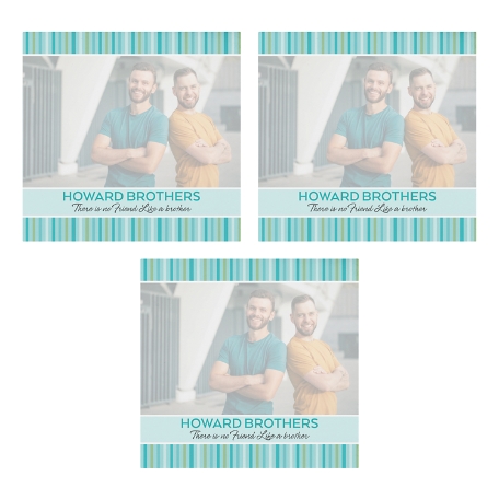 Picture-Perfect Pattern Post-It® Note - 3x3 - Blue