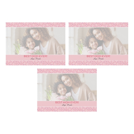 Picture-Perfect Pattern Post-It® Note - 3x4 - Pink