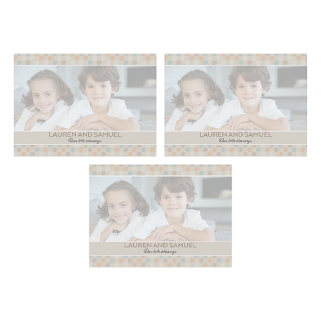 Picture-Perfect Pattern Post-It® Note - 3x4 - Tan