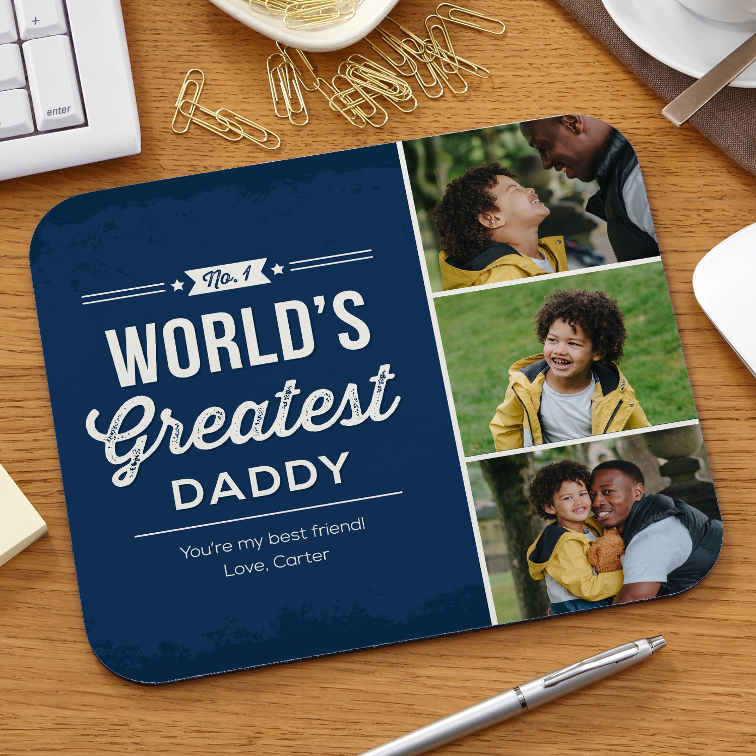 #1 Photo Message Mouse Pad