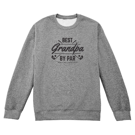 Best Par Sweatshirt - Crew - Gray - L