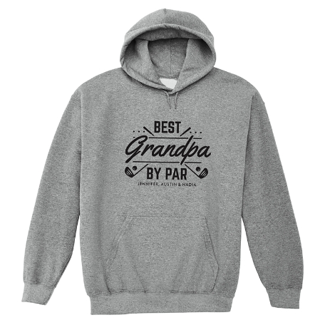 Best Par Sweatshirt - Hooded - Gray - M