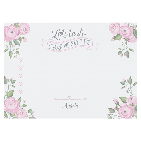 Bride's To Do List Post-It® Note - 3X4