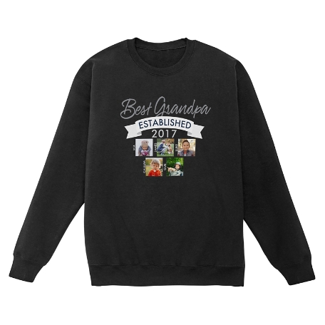 Established Photo Sweatshirt - Crew - Black - 2XL - 5 Photos