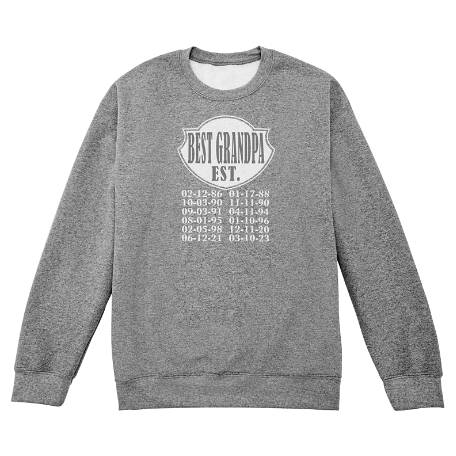 Established Sweatshirt - Crew - Gray - 2XL