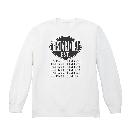 Established Sweatshirt - Crew - White - S