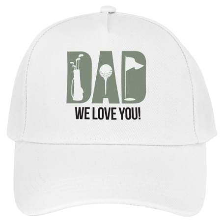 Favorite Pastimes Typography Cap - White