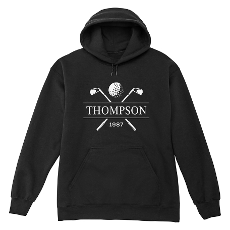 Golf Lovers Sweatshirt - Hooded - Black - S