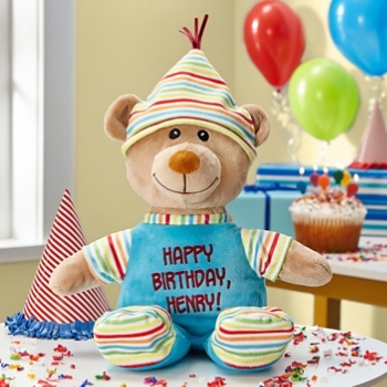 Happy Birthday Plush Bear