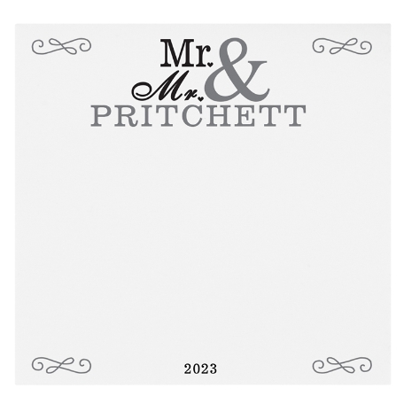 Happy Couple Post-It® Note - 3X3 - Mr/Mr