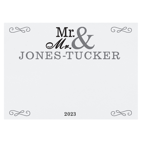 Happy Couple Post-It® Note - 3X4 - Mr/Mr