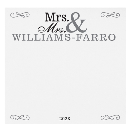 Happy Couple Post-It® Note - 3X3 - Mrs/Mrs