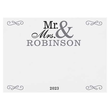 Happy Couple Post-It® Note - 3X4 - Mr/Mrs
