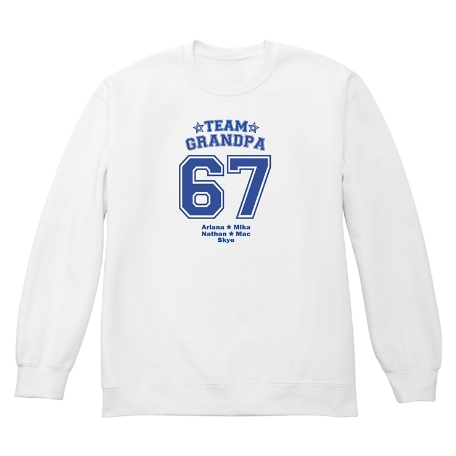His Team Sweatshirt - Crew - White - 2XL
