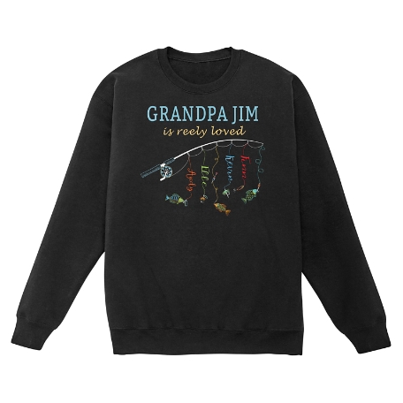 Hooked On You Sweatshirt - Crew - Black - 2XL