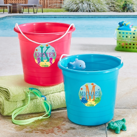 My Own Beachy Name Sand Bucket