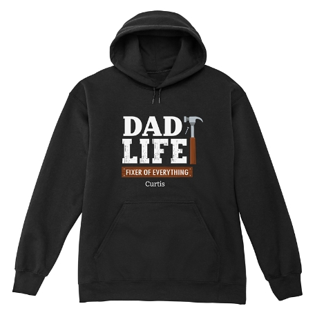 Nailed It Sweatshirt - Hooded - Black - S
