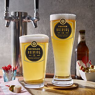 Personalized Barley Beer Glassware