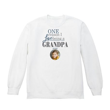 Reasons Why™ Photo Sweatshirt - Crew - White - 2XL - 1 Photo