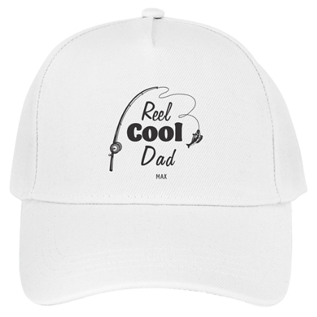 Reel Cool Fishing Cap- White