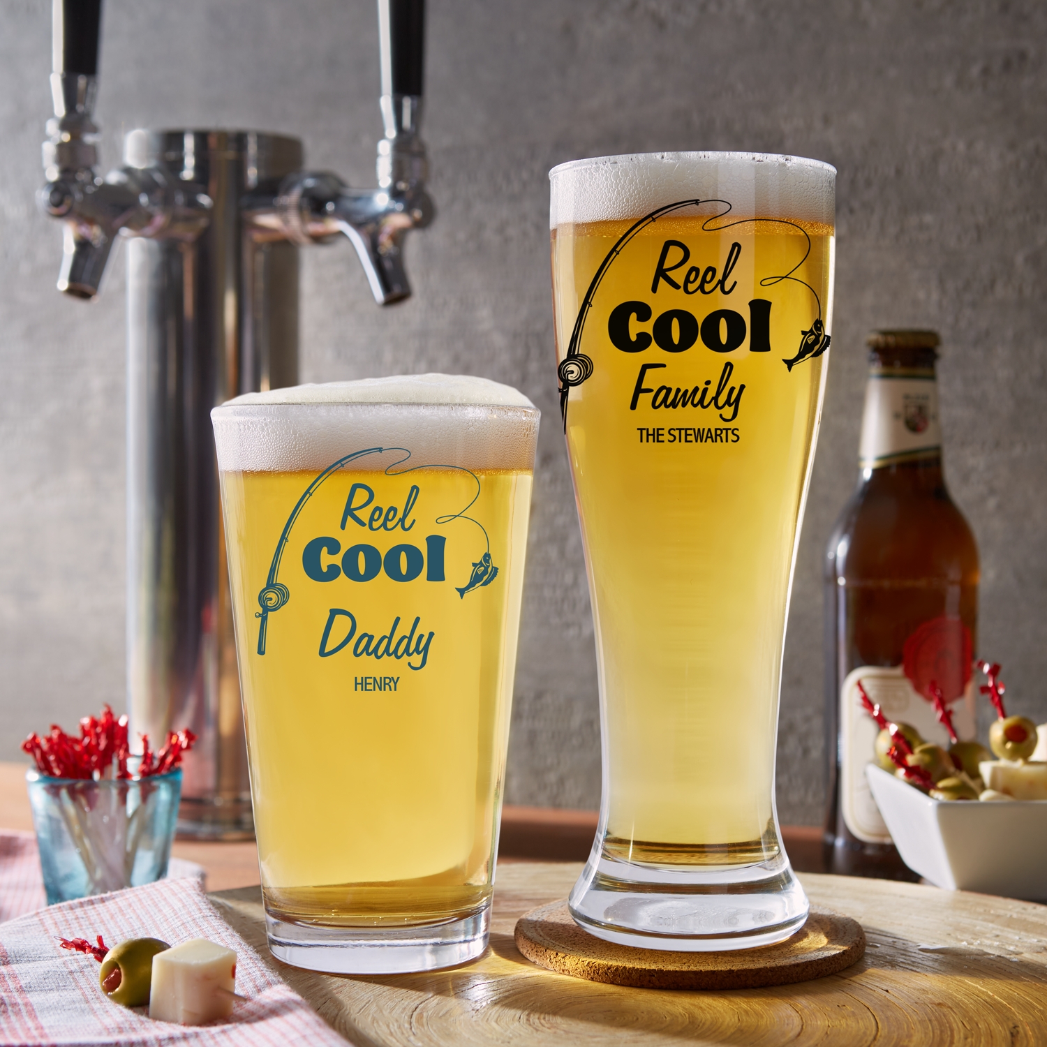 Reel Cool Fishing Glassware