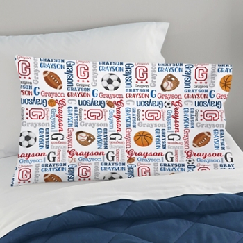 Sporty Sporty Pillowcase