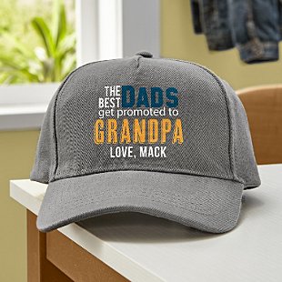The Best Dads Get Promoted Cap