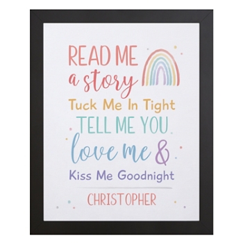 Tuck Me In Tight Canvas - 16X20 - Framed