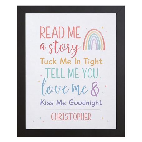 Tuck Me In Tight Canvas - 11X14 - Framed
