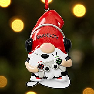Gnome Gamer Ornament
