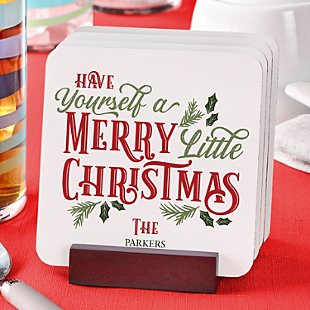 Merry Little Christmas Coasters