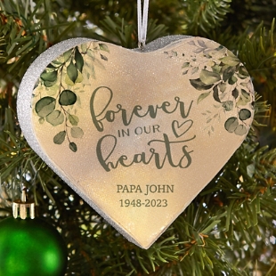 TwinkleBright® LED Forever In Our Hearts  Memorial Ornament