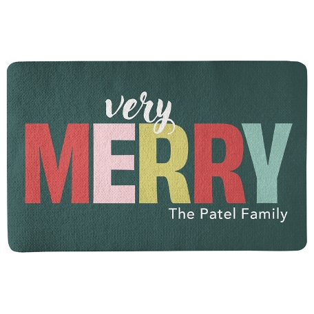 Very Merry Doormat - 17x27