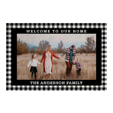 Welcome To Our Home Photo Doormat - 17x27