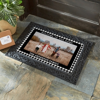 Welcome To Our Home Photo Doormat