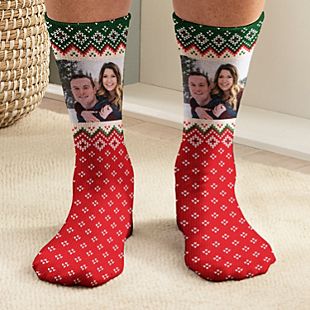 Holiday Photo Socks