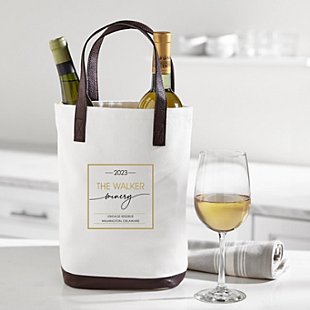 Golden Name Winery Two Bottle Wine Tote