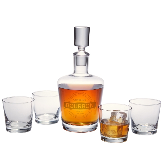 5 Piece Brandy Decanter Set (Manufacturers Box) – SAPPER SHOP