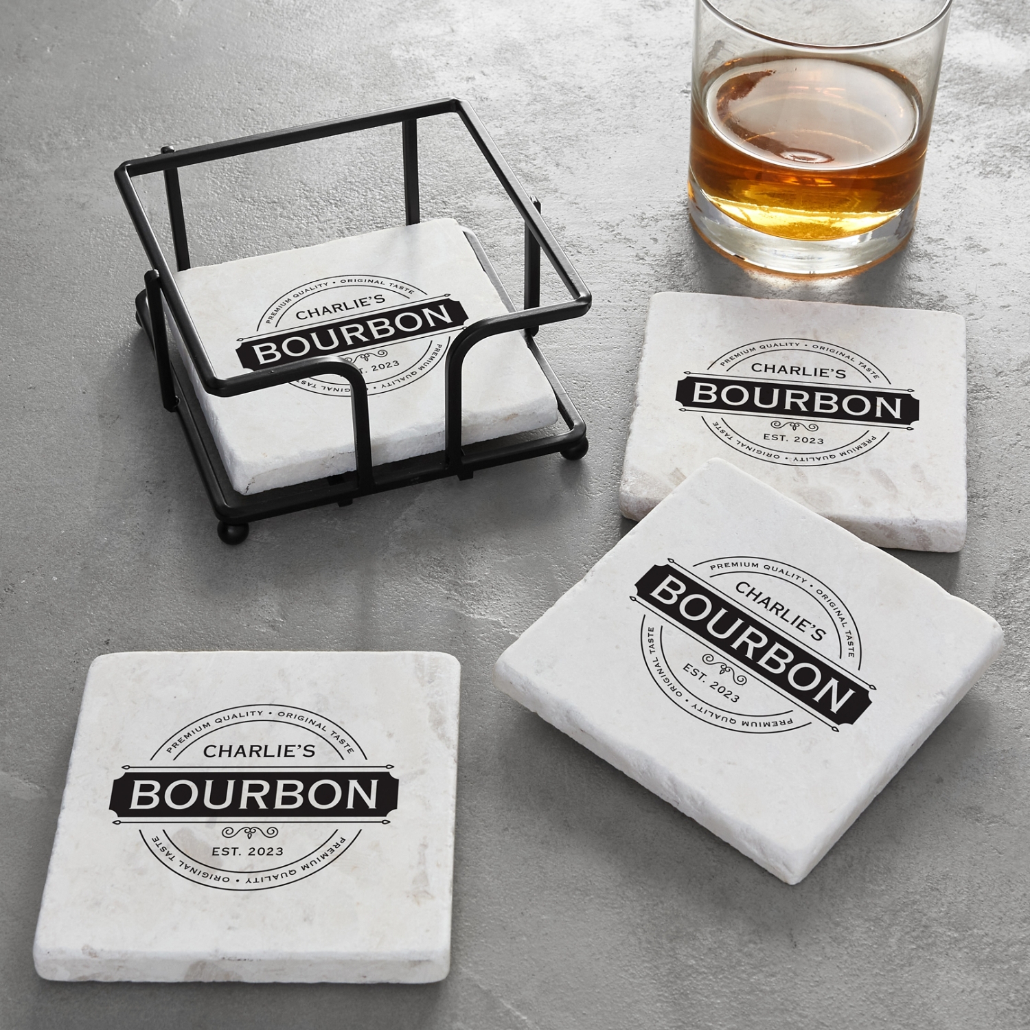 Premium Reserve Marble Coasters