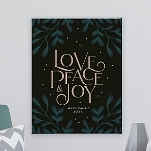 Love Peace & Joy Wall Art