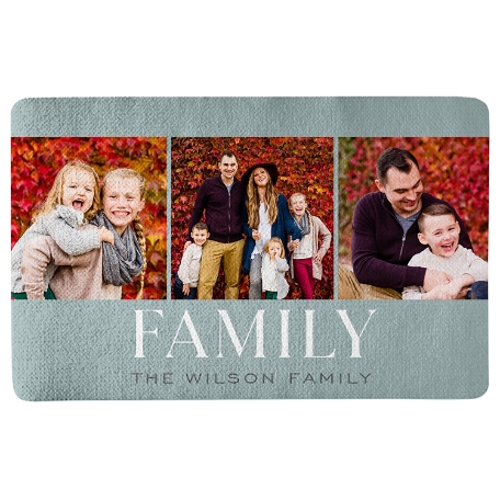 Our Family Photo Doormat - 17x27