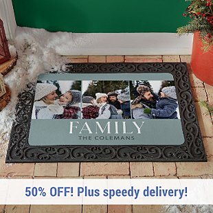 Our Family Photo Doormat