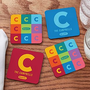 Crayola™ Colorblock Coasters