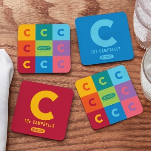 Crayola™ Colorblock Coasters