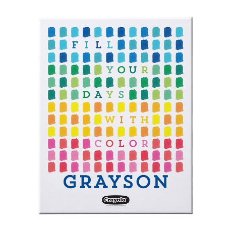 Crayola™ Fill Your Days With Color Wall Art-11x14