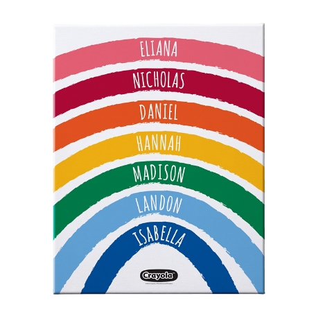Crayola™ Rainbow Wall Art-11x14