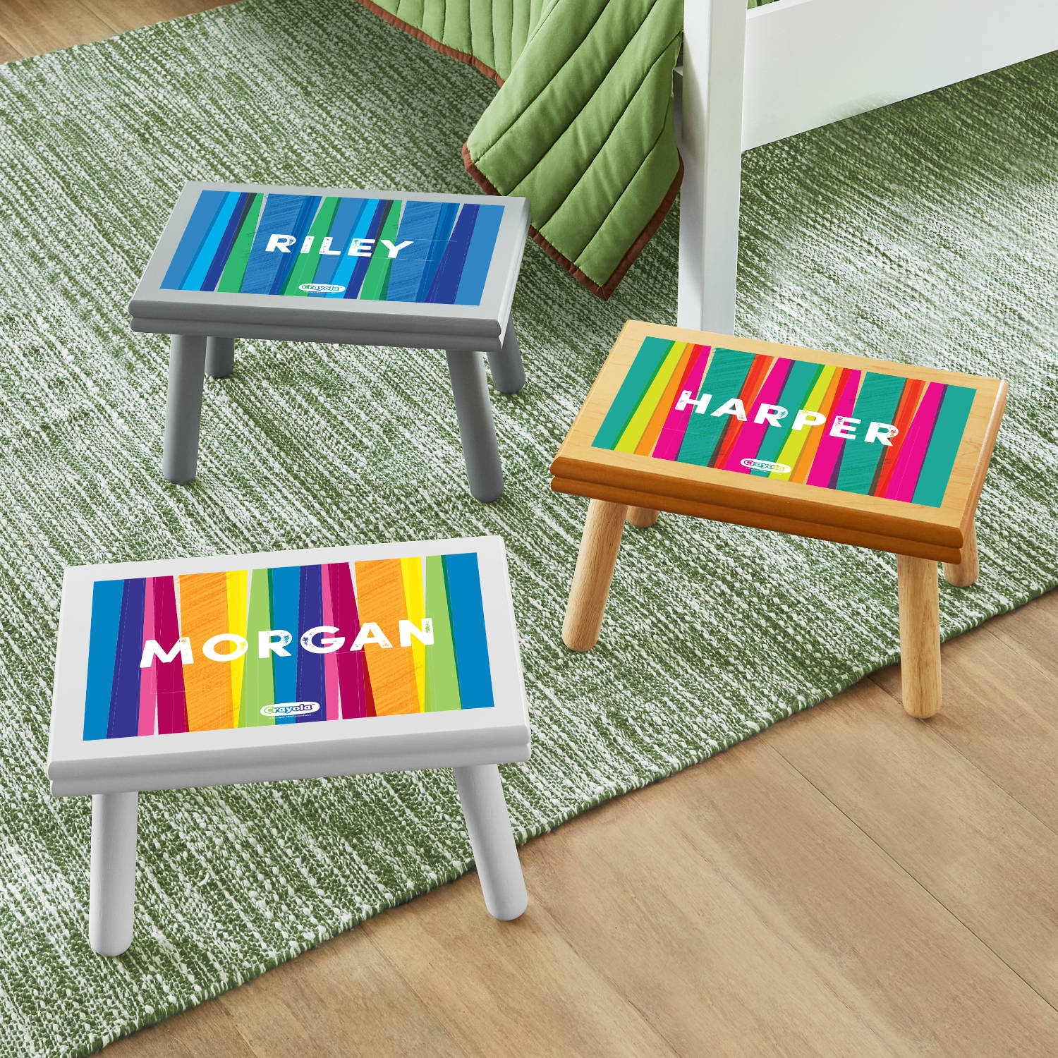 Crayola™ Striped Step Stools