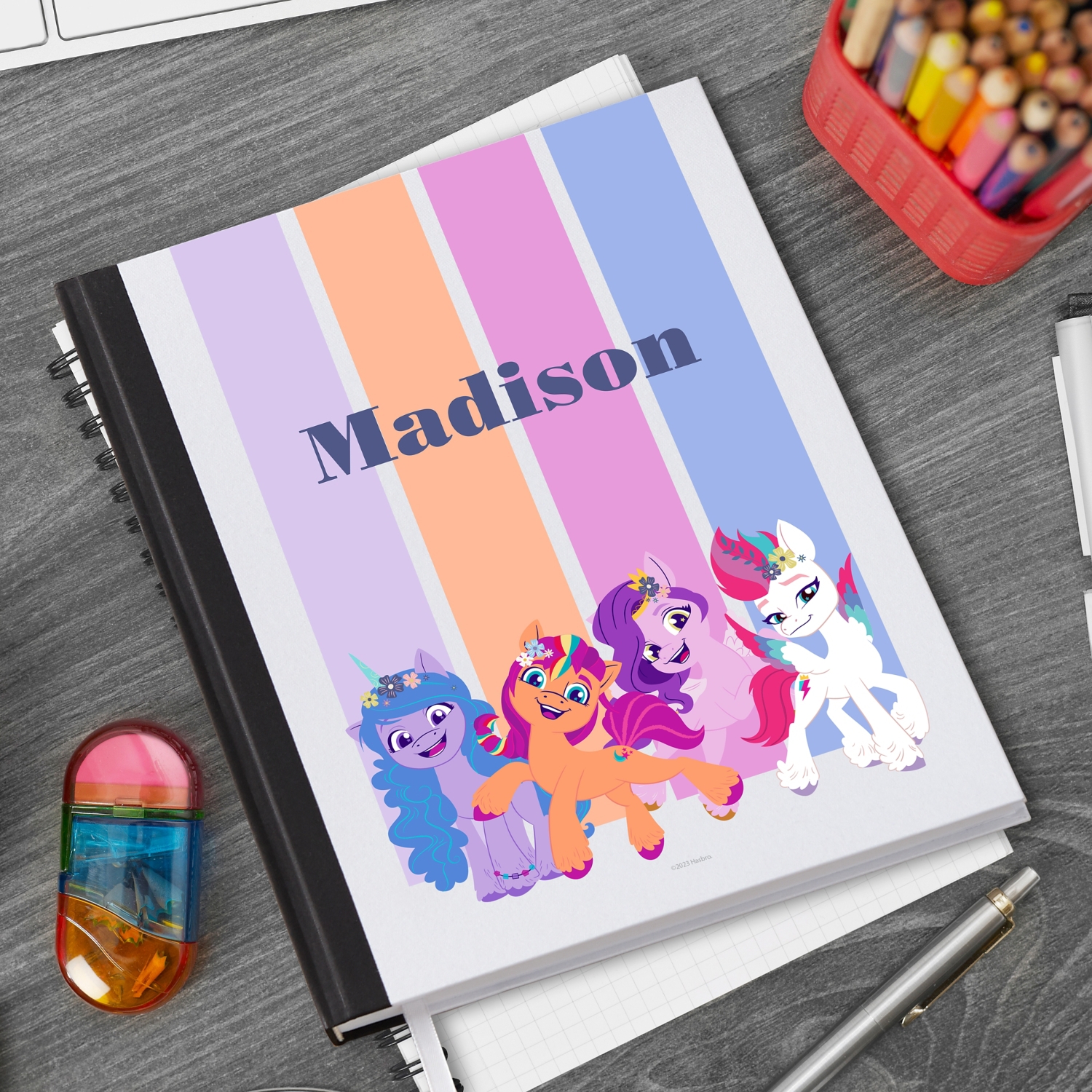 My Little Pony Group Stripes Notebook